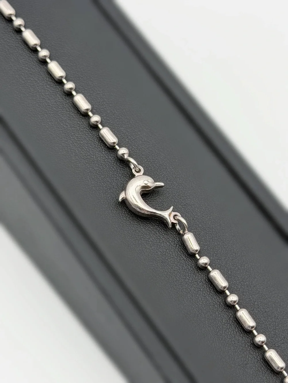 925 Sterling Silver Ocean Dolphin bracelet 8”